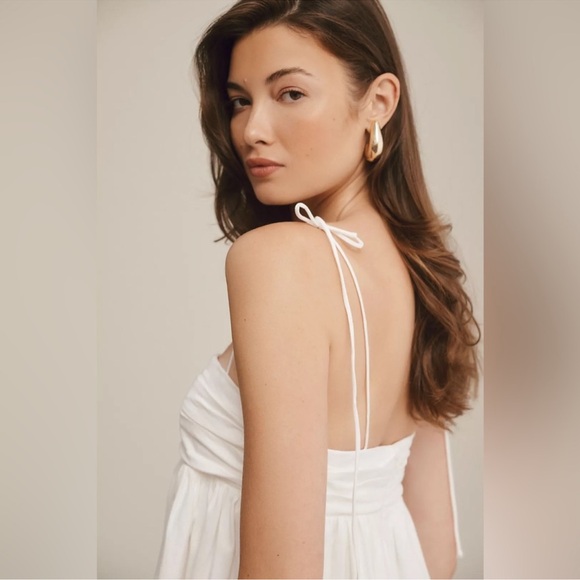 Reformation Catarina dress USA large 10 white - Picture 4 of 13